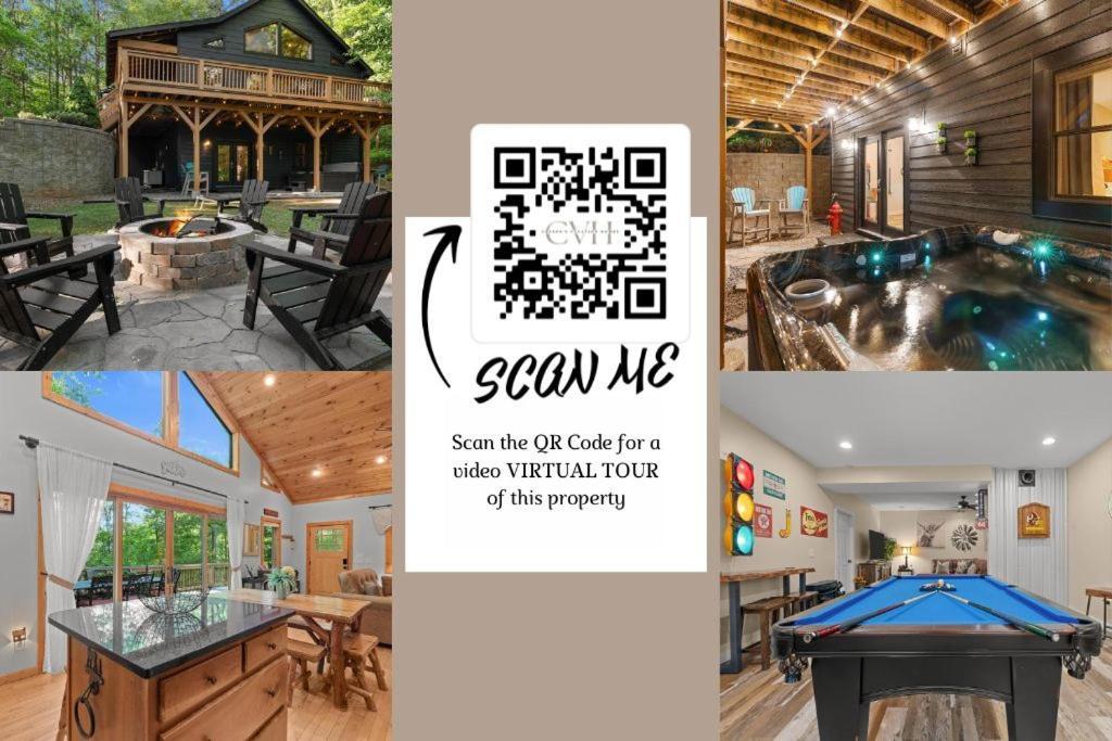 Lux Mtn Cabin Hot Tub, Fire Pit, Game Room 3Bd Franklin Luaran gambar