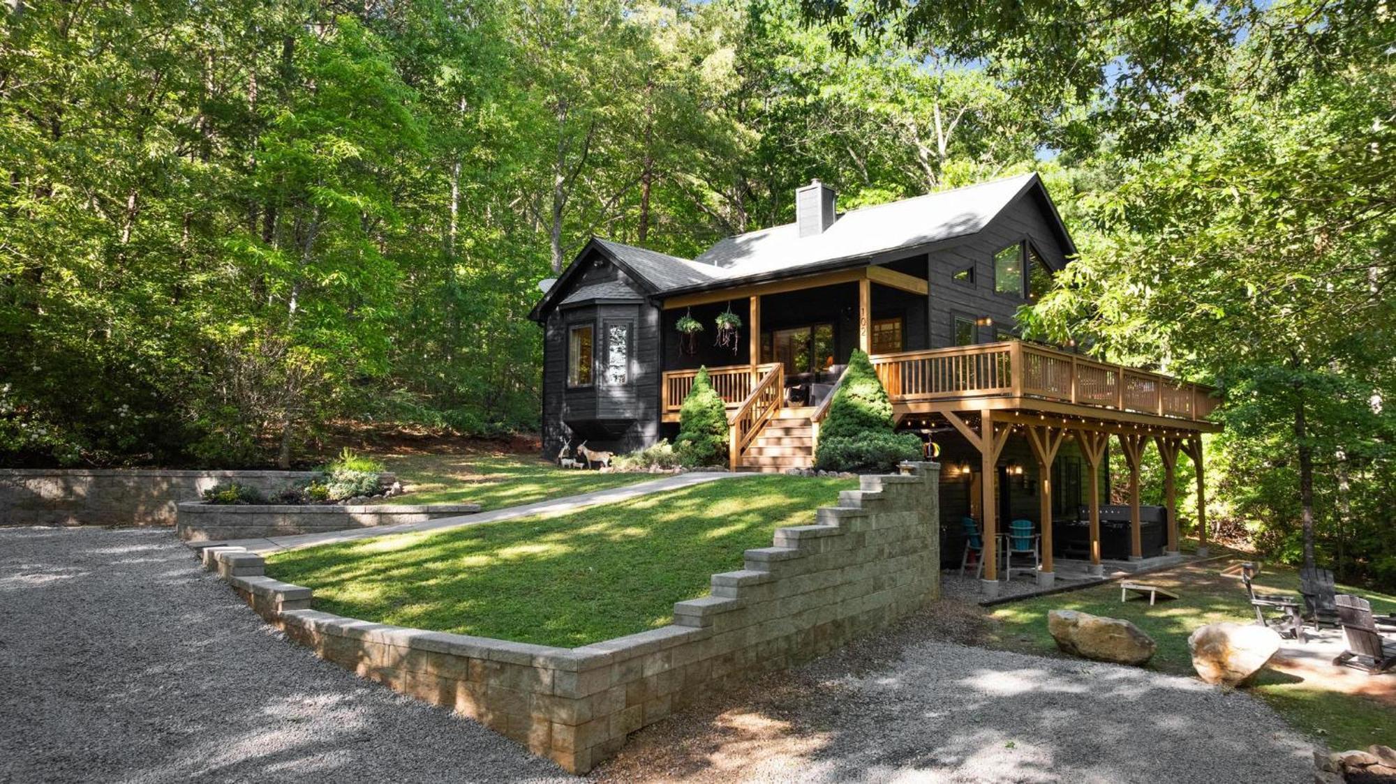 Lux Mtn Cabin Hot Tub, Fire Pit, Game Room 3Bd Franklin Luaran gambar